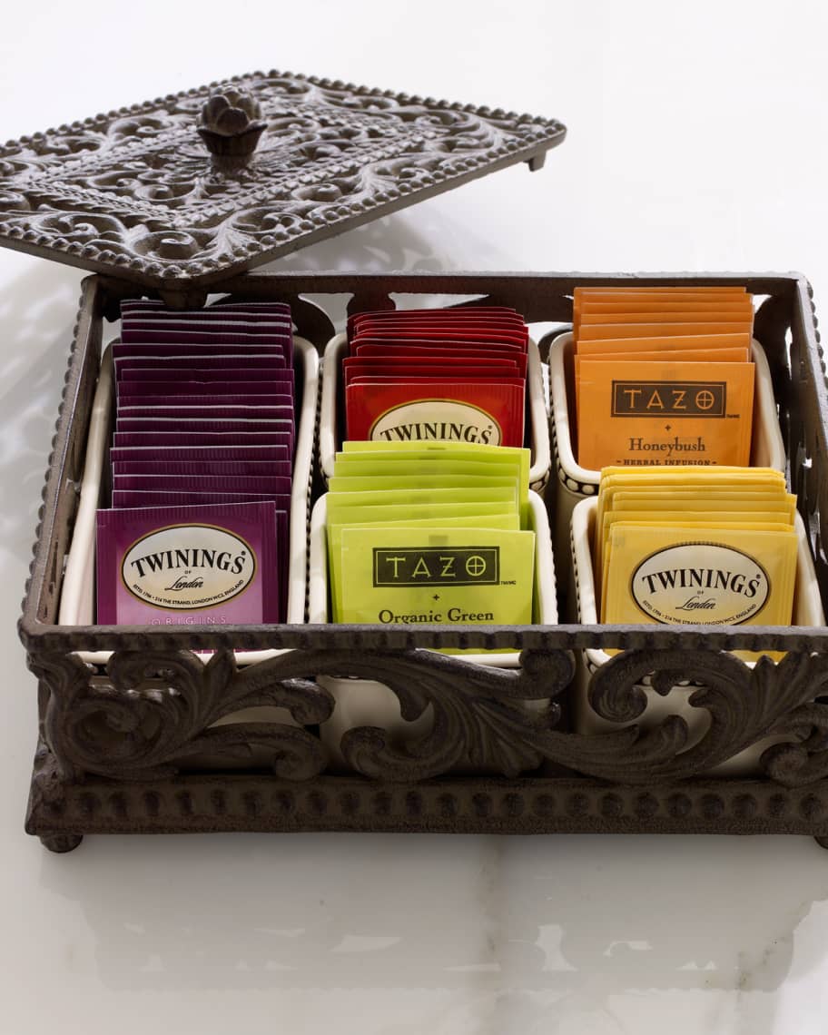 Image 3 of 3: Five-Section Divided Tea Box