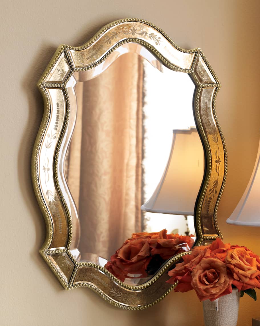 Image 1 of 3: Felicie Oval Mirror