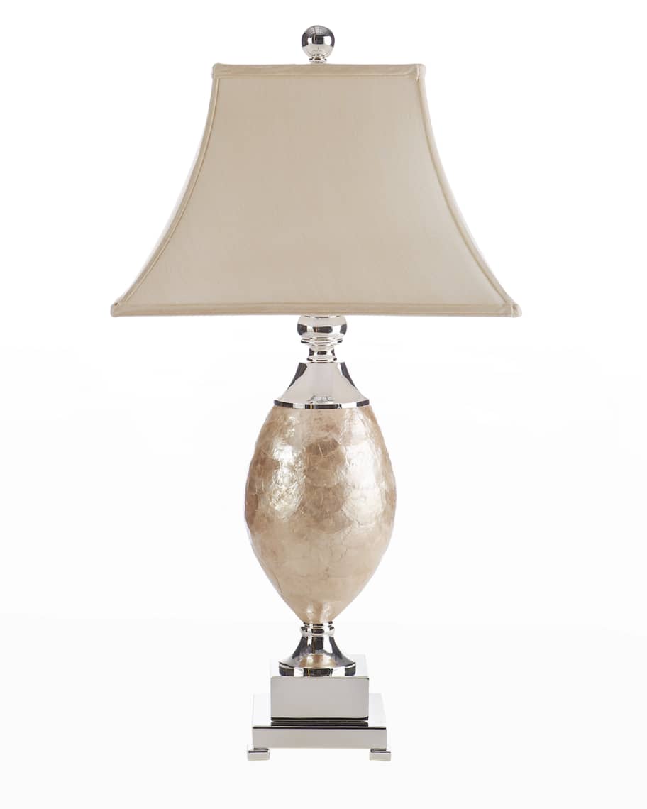 Image 1 of 2: Rochelle Mother-of-Pearl Lamp