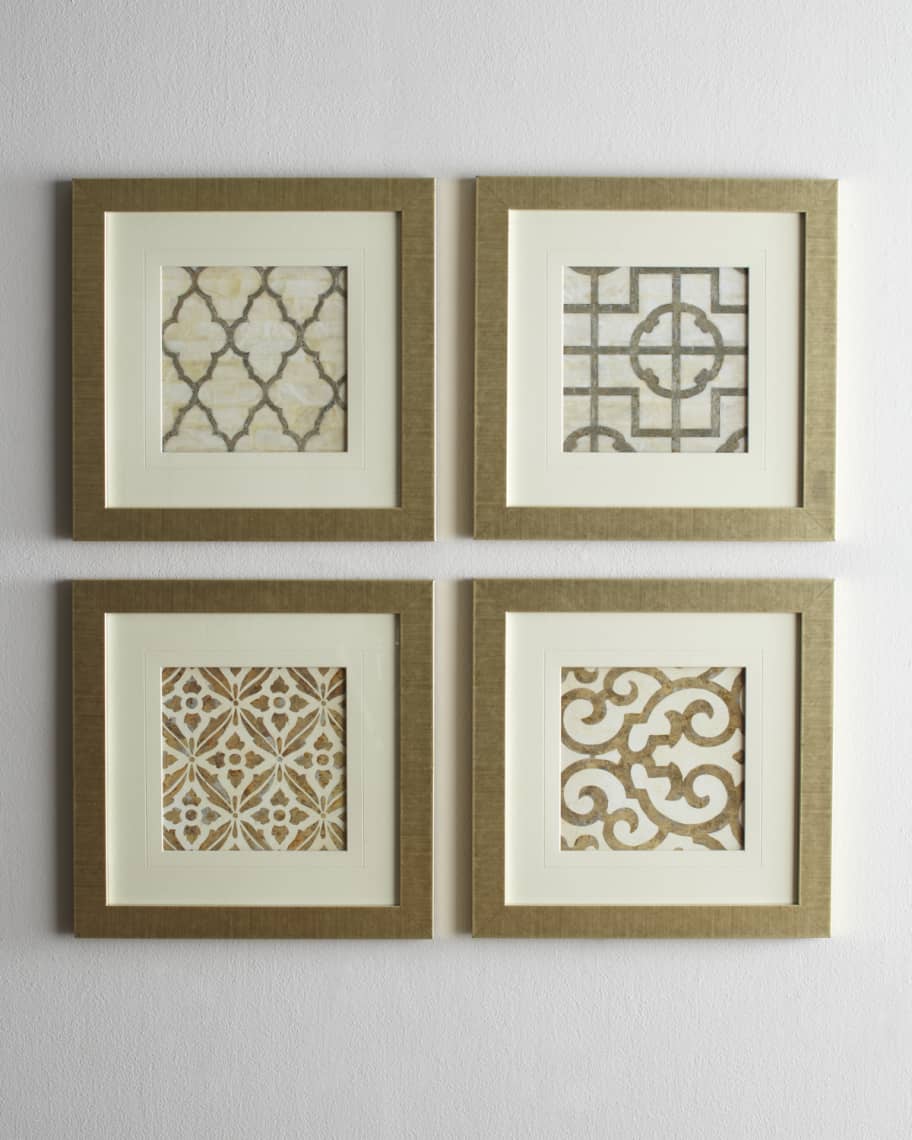 Image 1 of 5: Four Geometric Prints