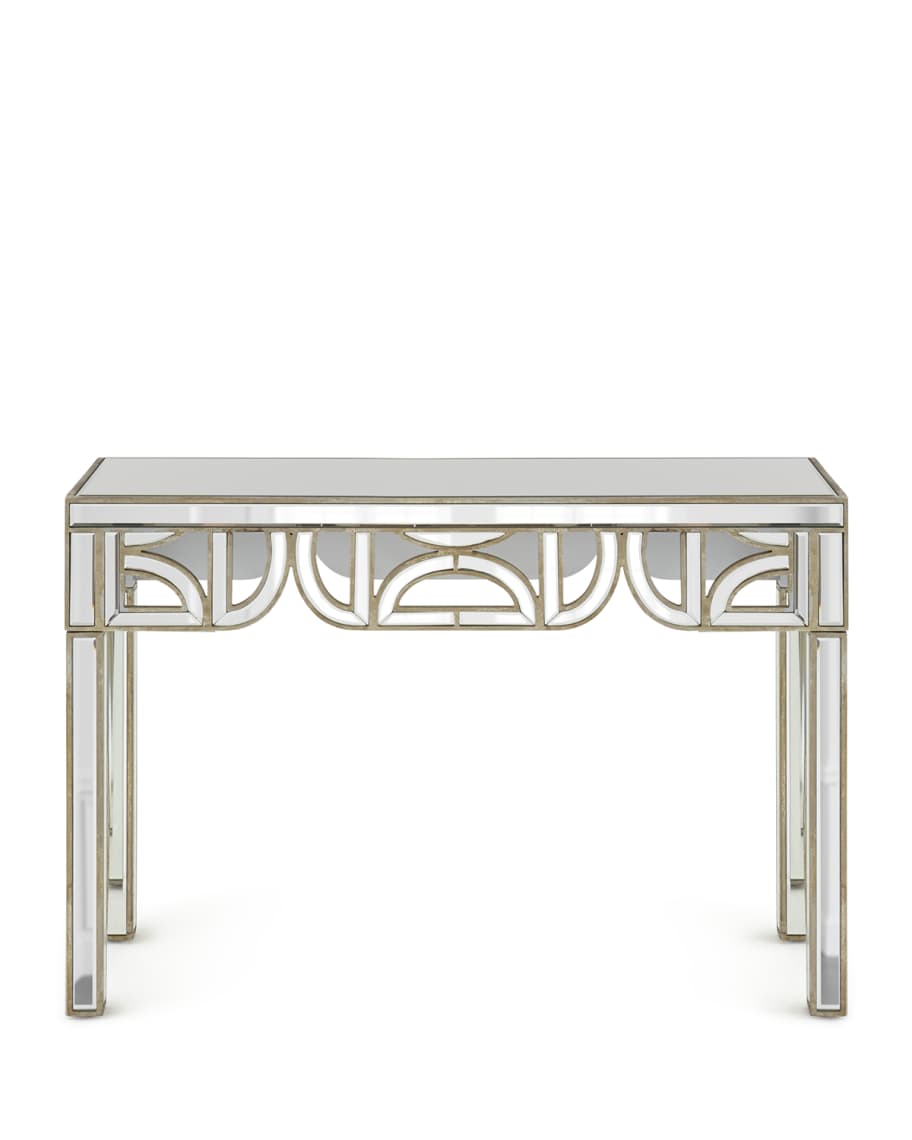 Image 2 of 2: Felty Mirrored Console