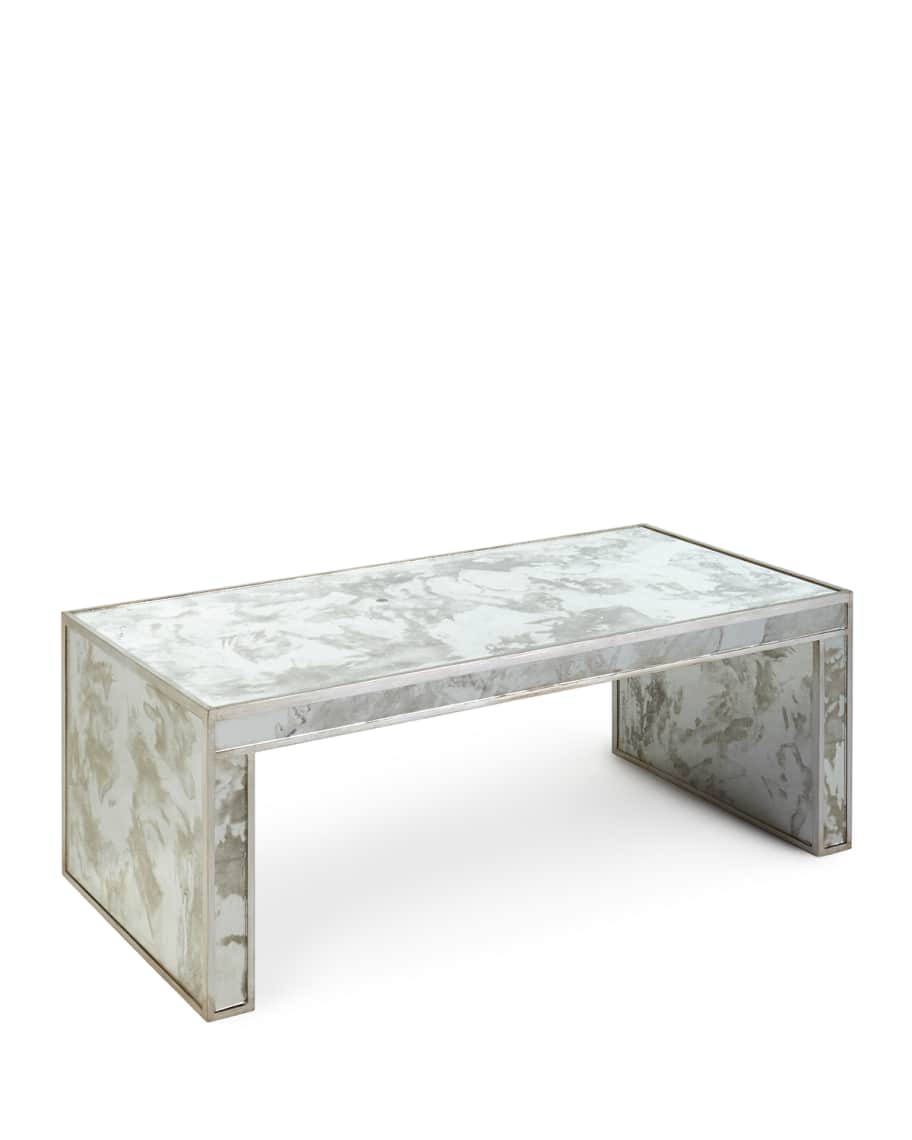 Image 2 of 2: Duval Mirrored Coffee Table