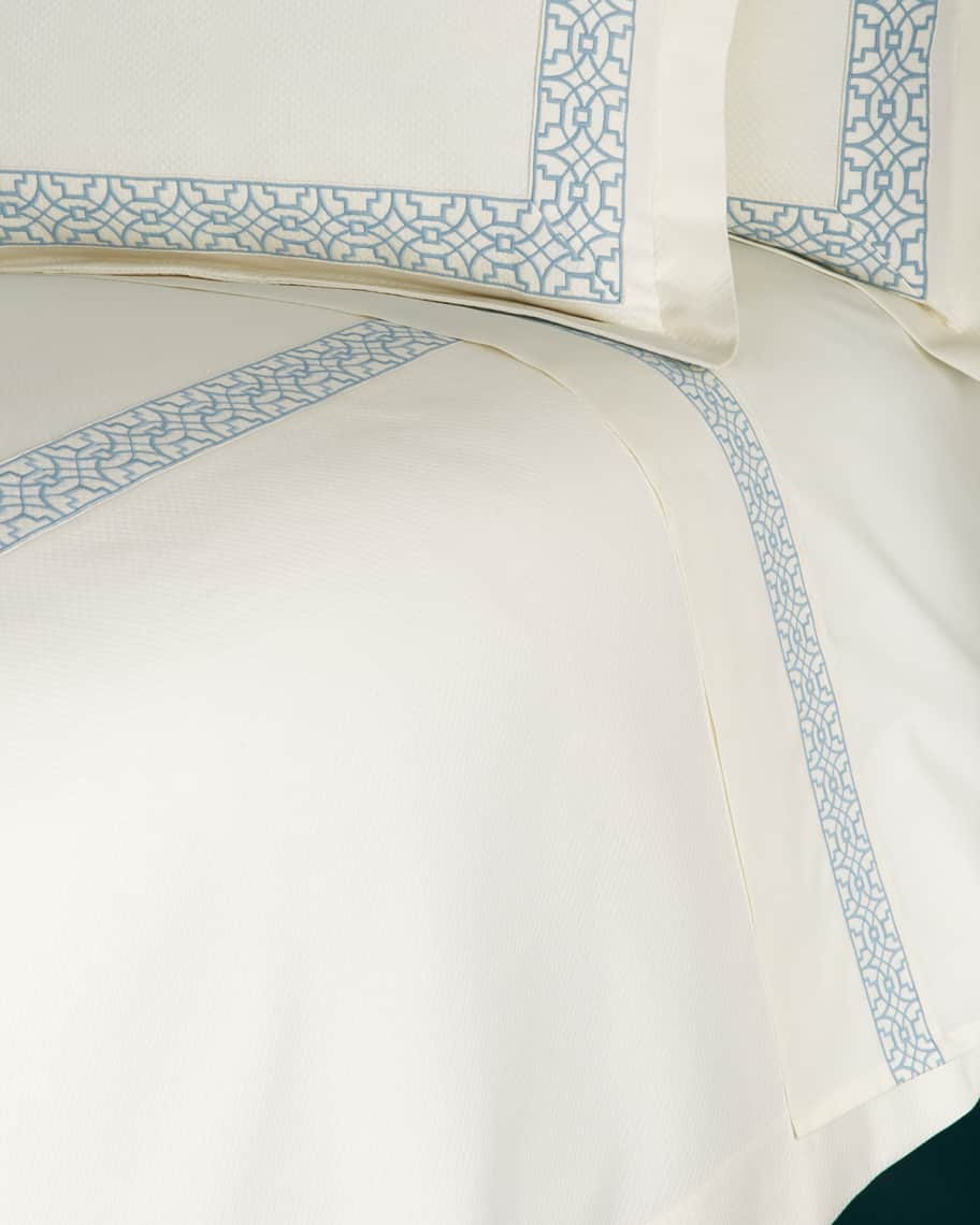 Image 1 of 1: Queen Dakota Coverlet with Ming Embroidery