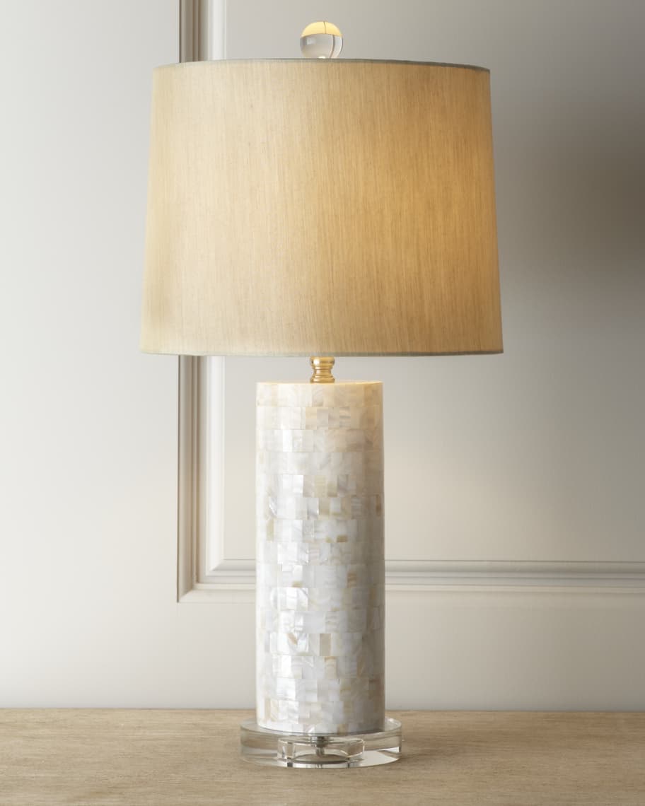Image 1 of 2: Mother-of-Pearl Lamp