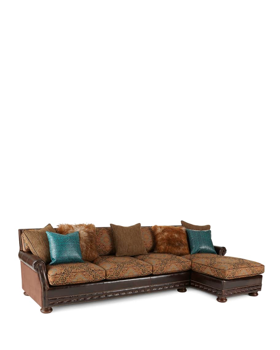 Image 3 of 3: Autumn Jade Sectional Sofa