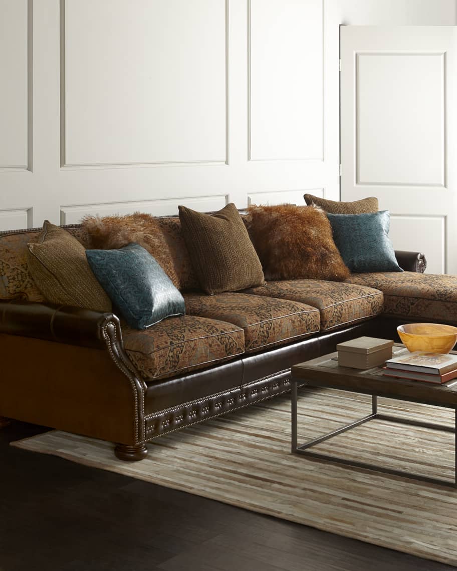 Image 1 of 3: Autumn Jade Sectional Sofa