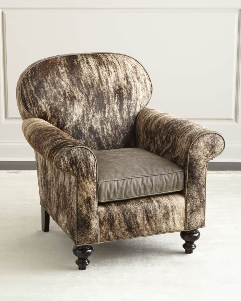 Image 1 of 3: Cortez Hairhide Chair