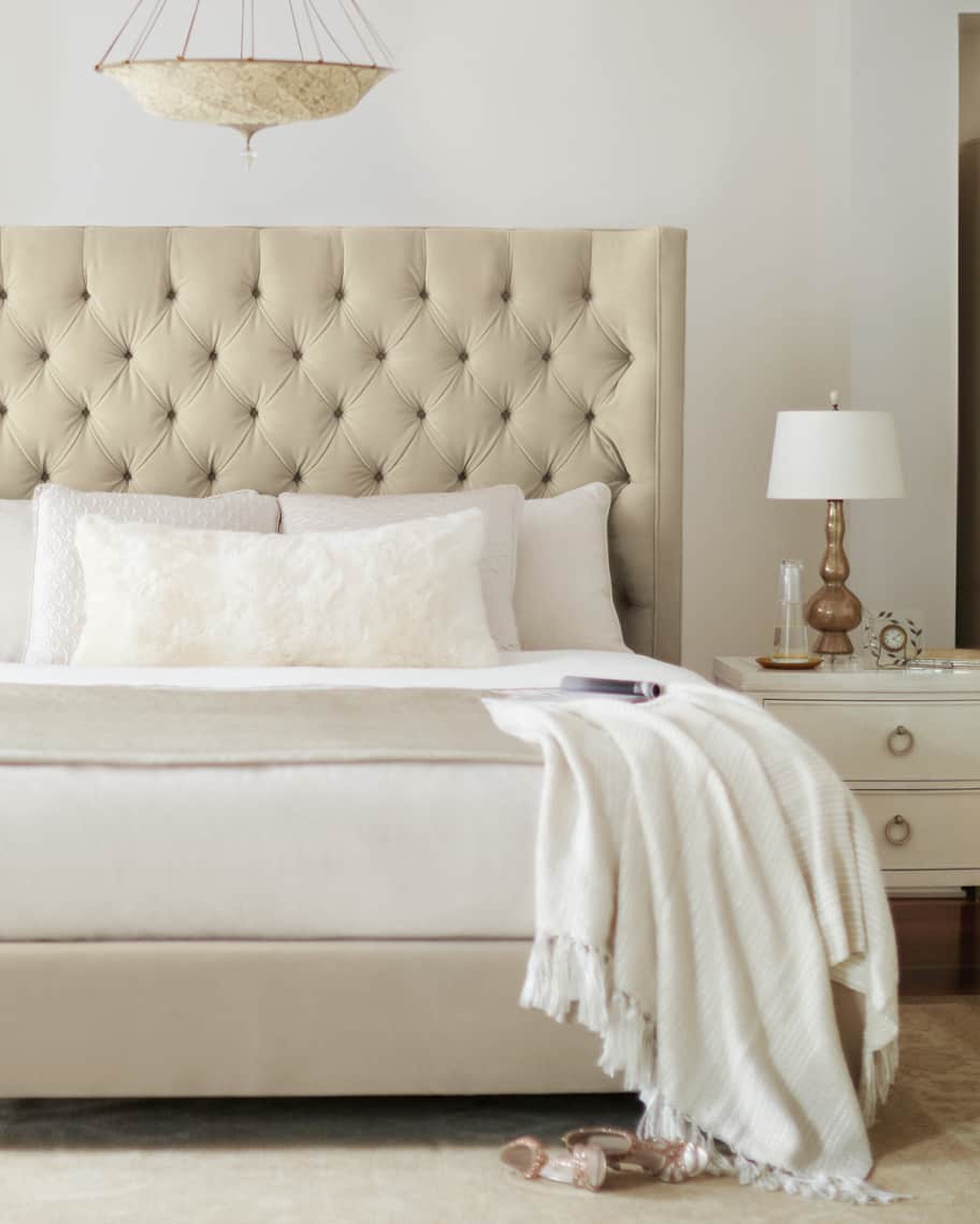 Image 1 of 1: Audrey Tufted King Bed