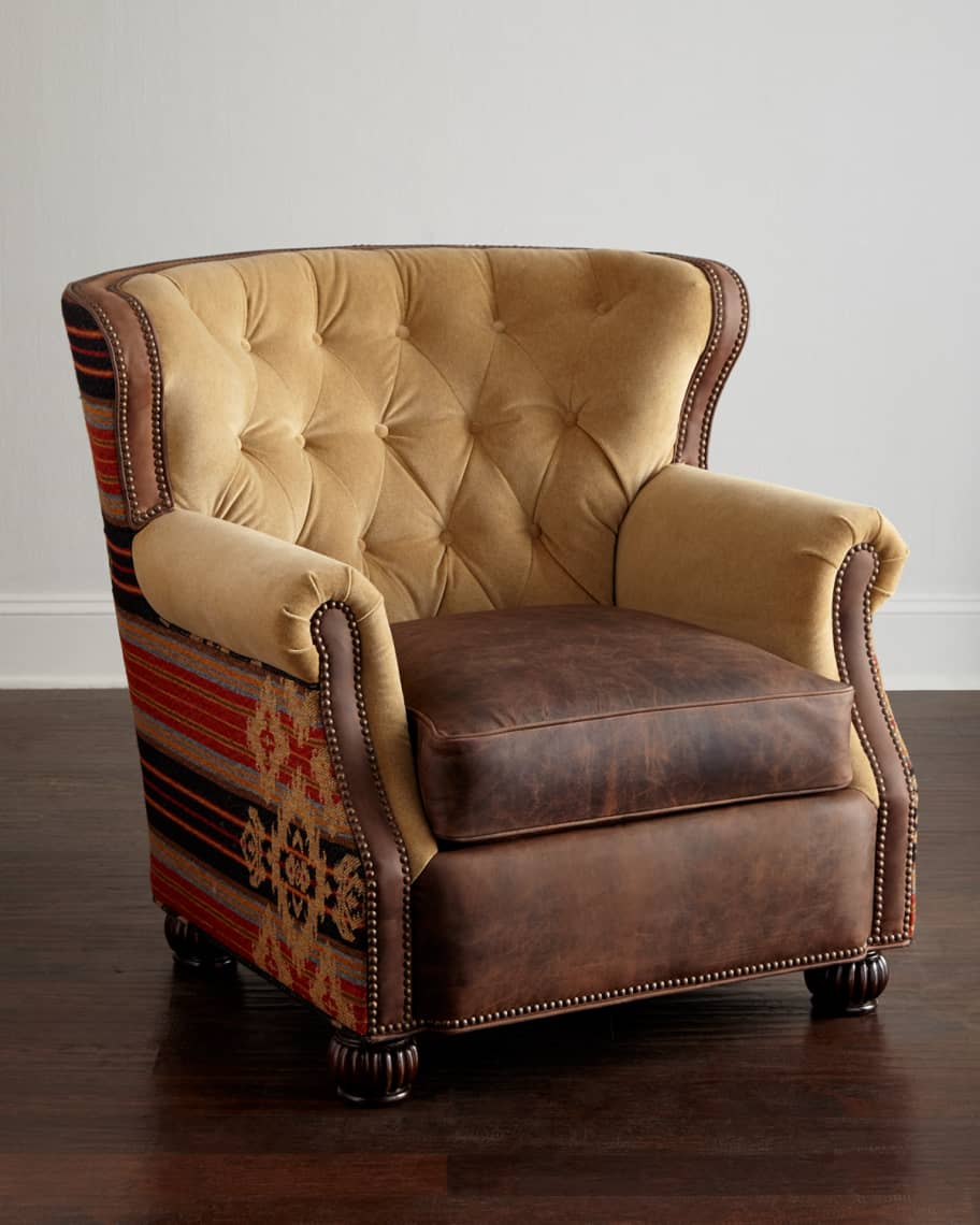 Image 1 of 4: Palomino Leather Chair