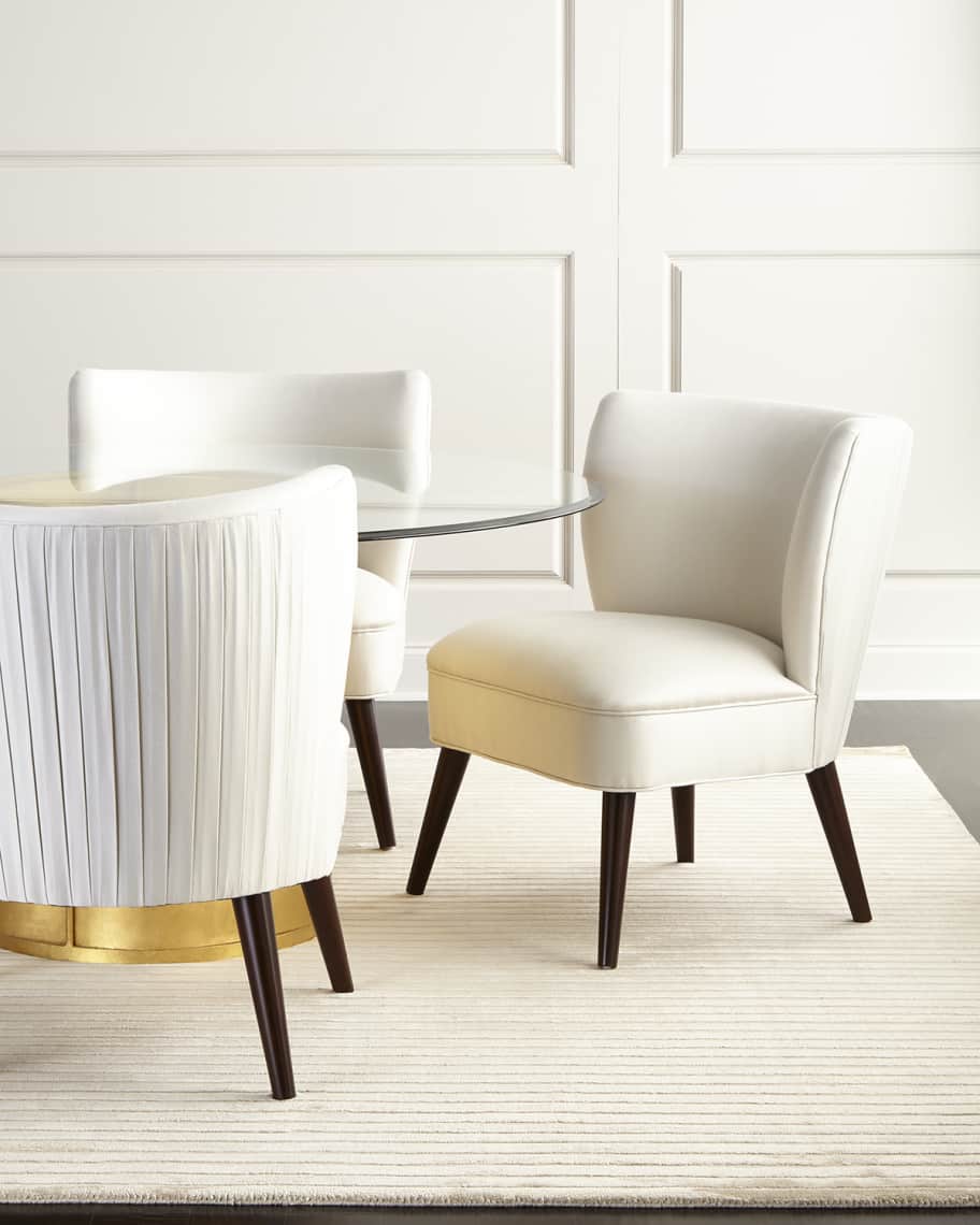 Image 2 of 5: Gemma Pleated Dining Chair