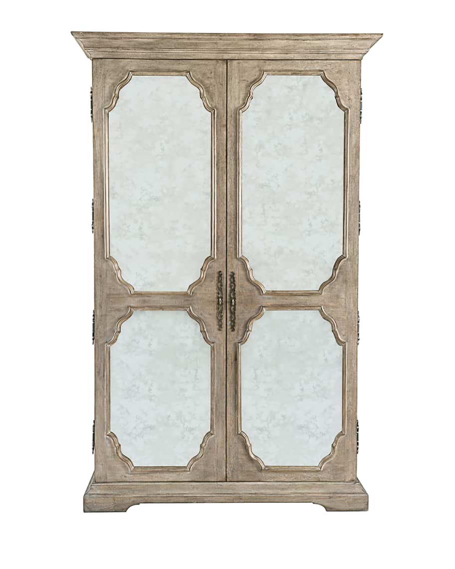 Image 1 of 3: Campania Mirrored Armoire
