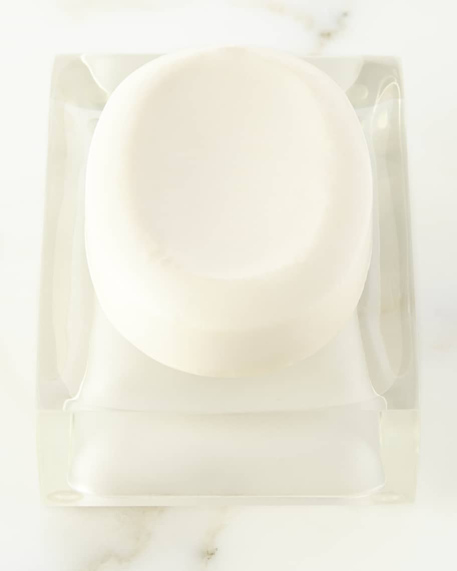 Image 1 of 1: White Hollywood Soap Dish