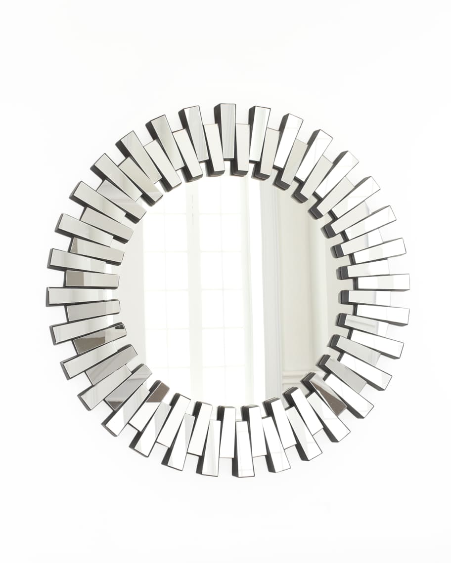 Image 2 of 2: Mingling Slats Mirror