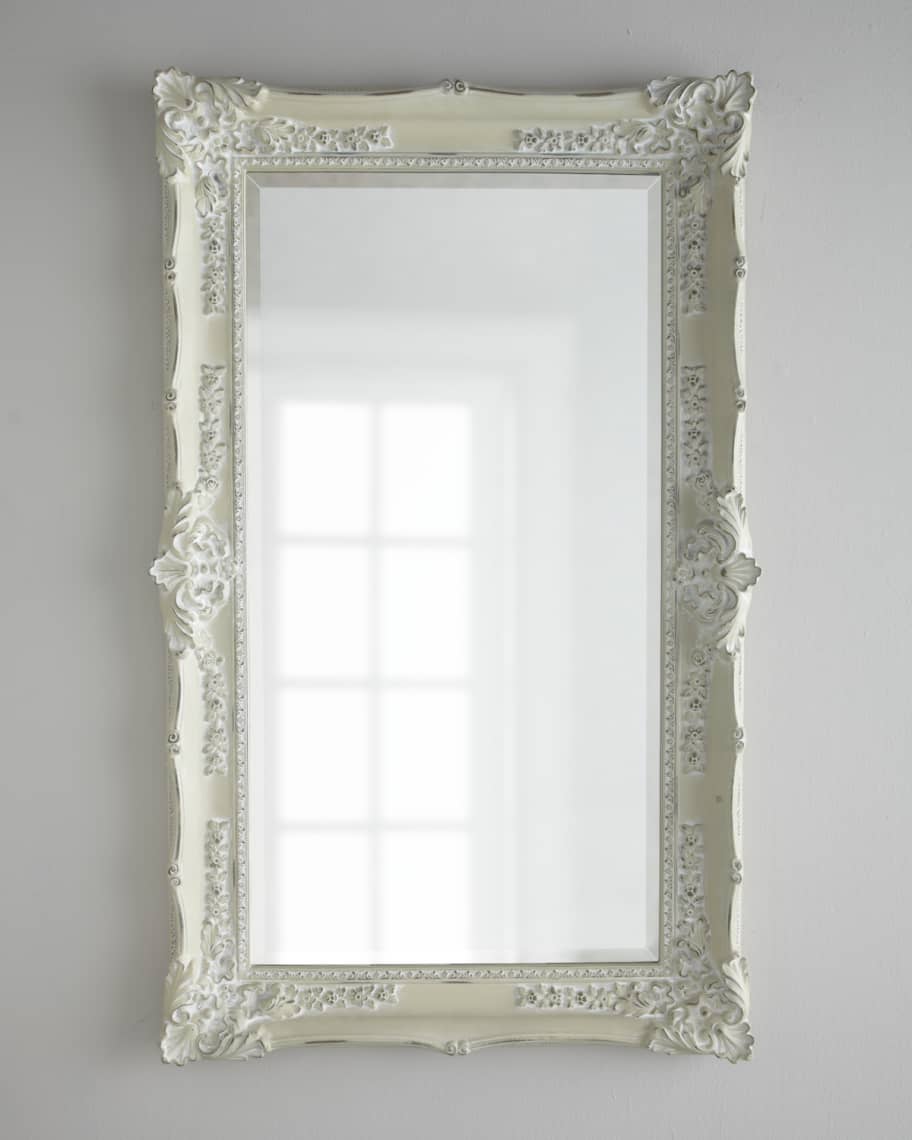 Image 1 of 3: "Antique White" Mirror