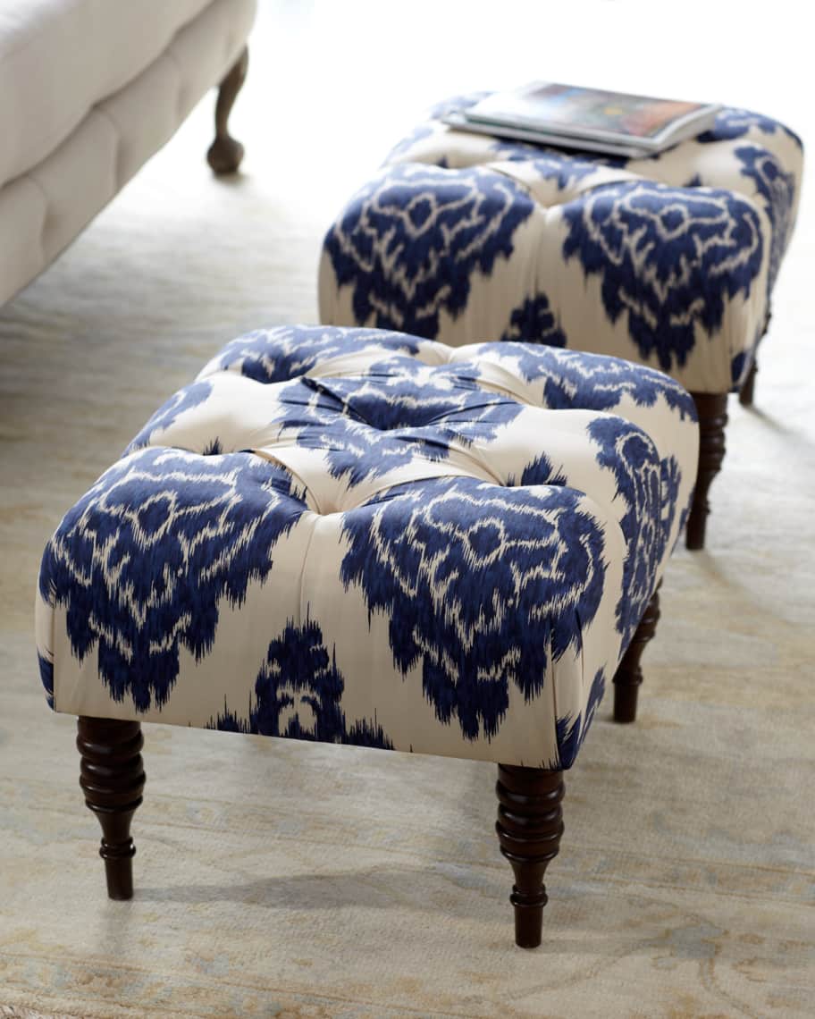 Image 1 of 2: Emily Tufted Bench