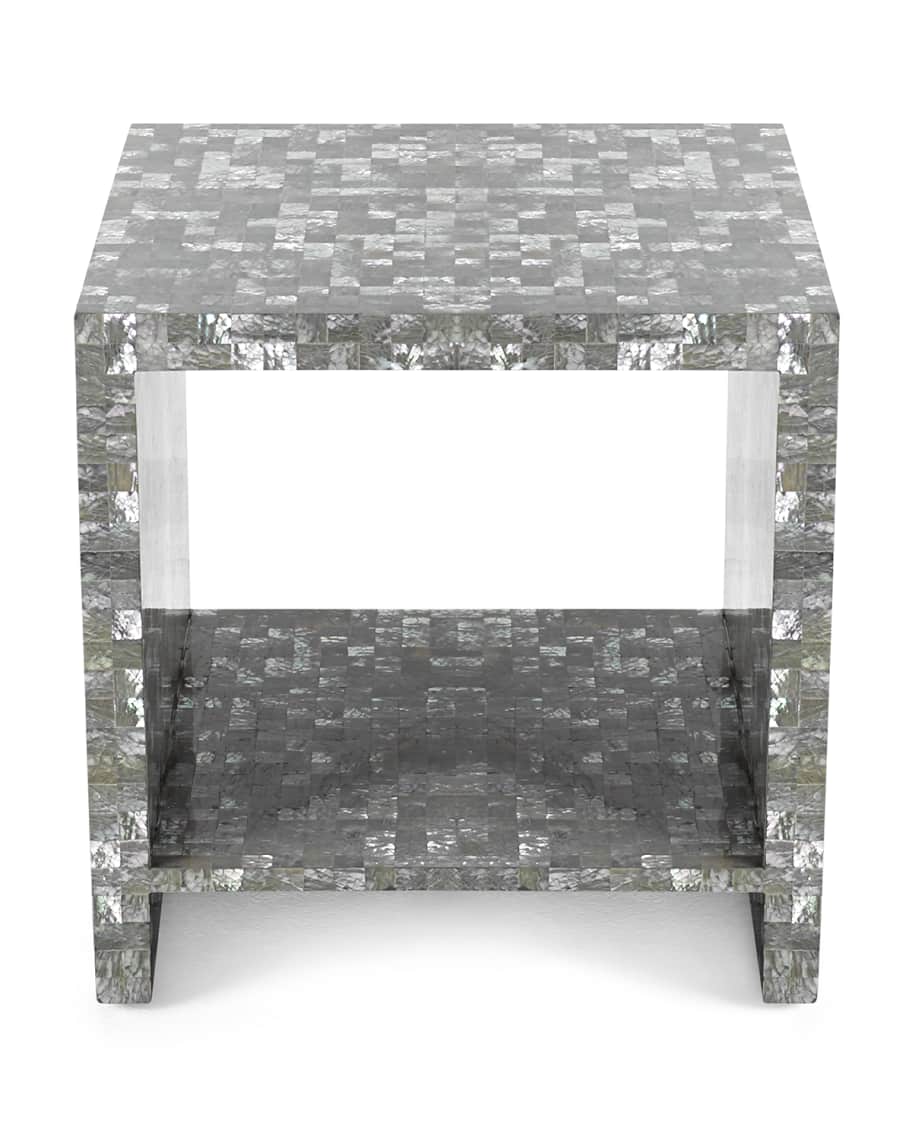Image 2 of 3: Abalone Side Table