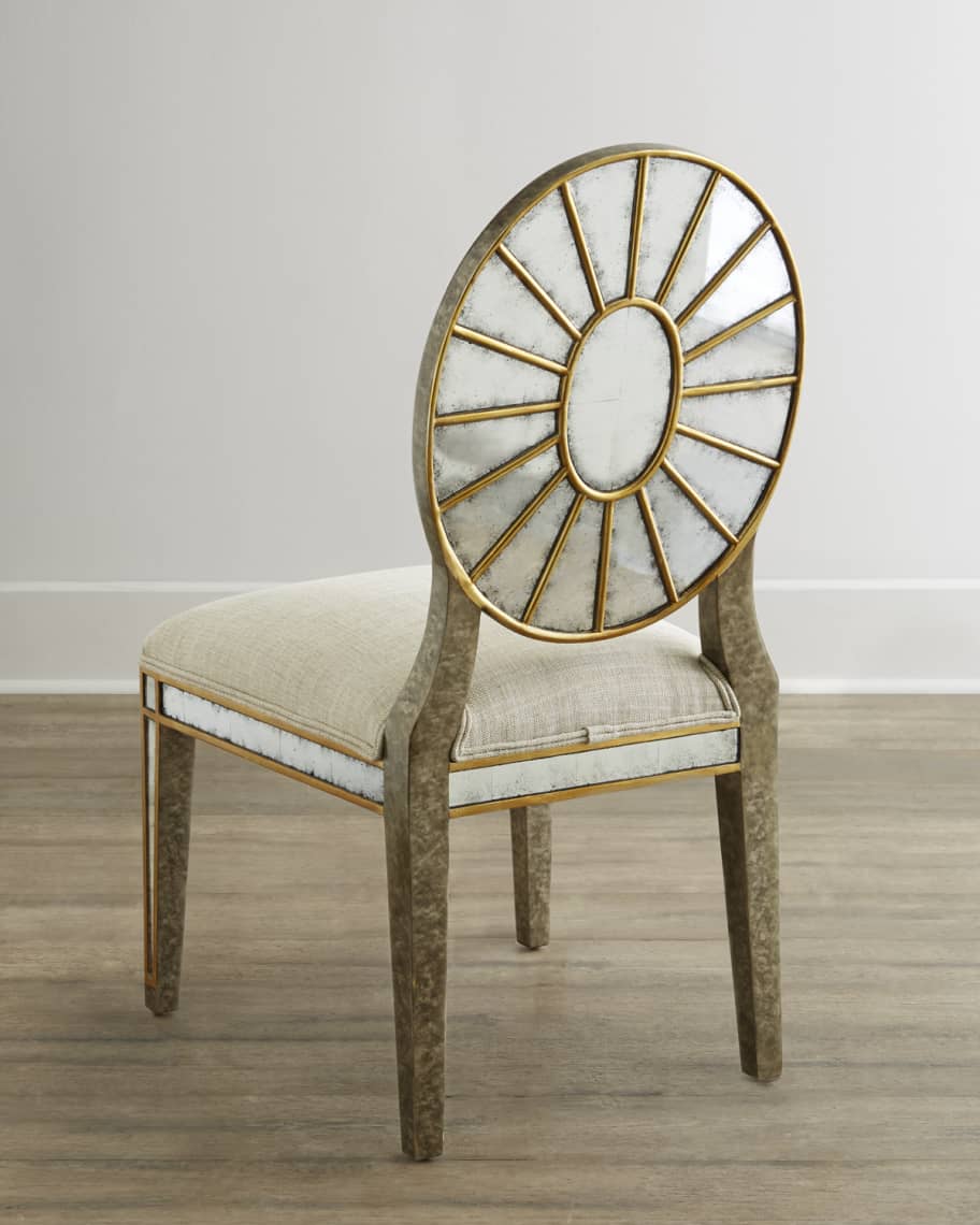 Image 3 of 3: Lela Eglomise Side Chair