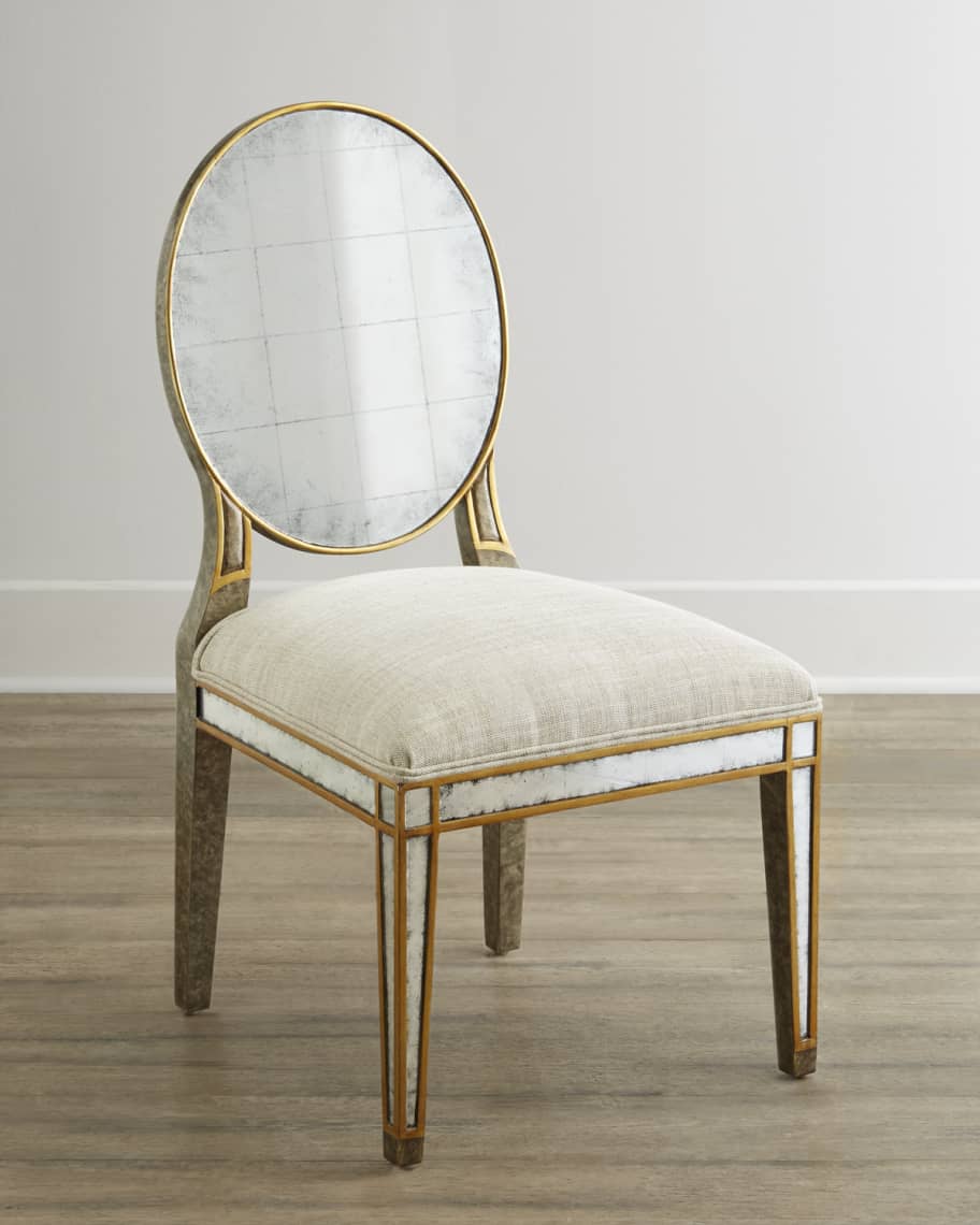Image 1 of 3: Lela Eglomise Side Chair