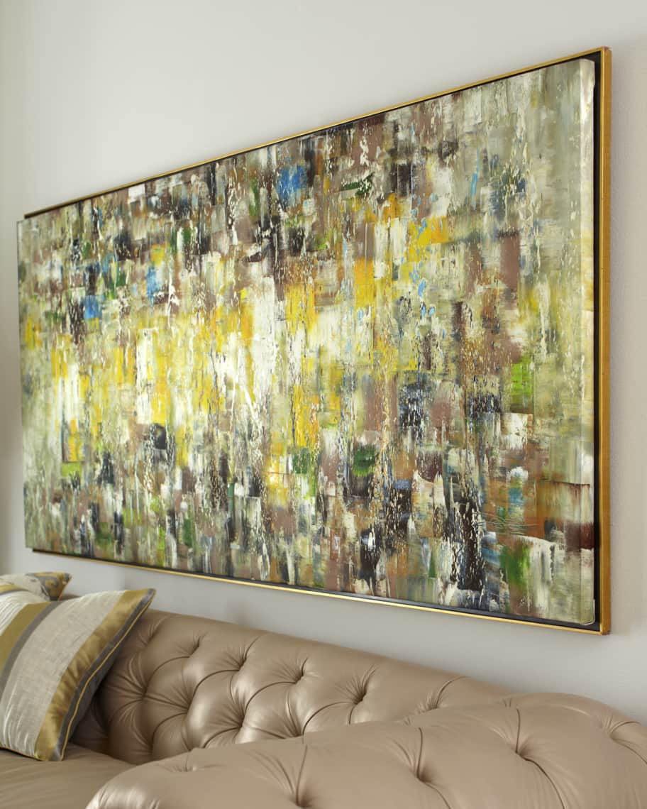 Image 1 of 2: "Slickers" Original Abstract Painting by Jinlu