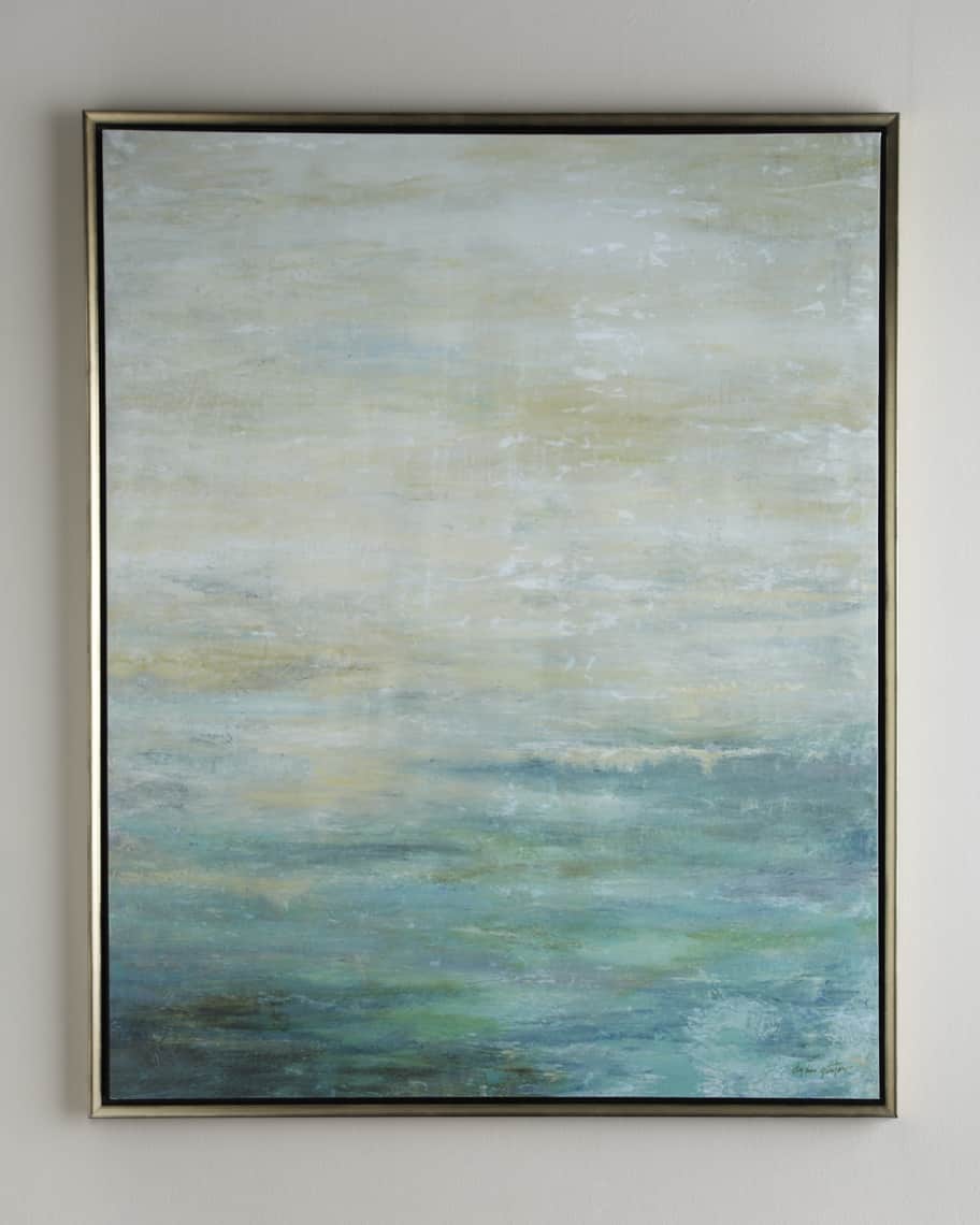 Image 1 of 4: "As the Water Flows" Giclee on Canvas Wall Art by Dyann Gunter
