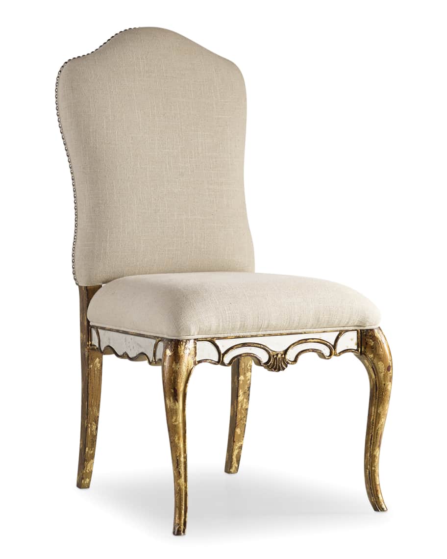 Image 2 of 2: Briganti Mirrored Chair