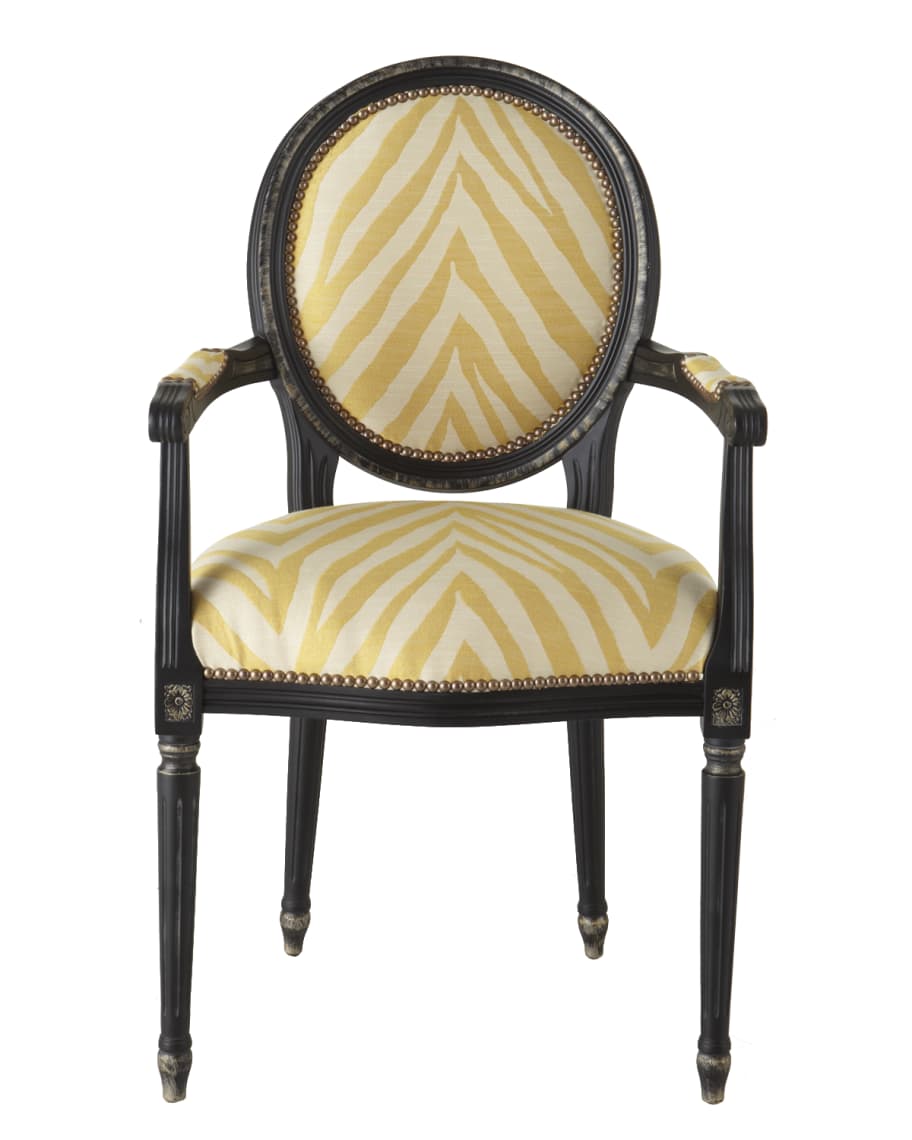 Image 2 of 2: Gretna Yellow Armchair