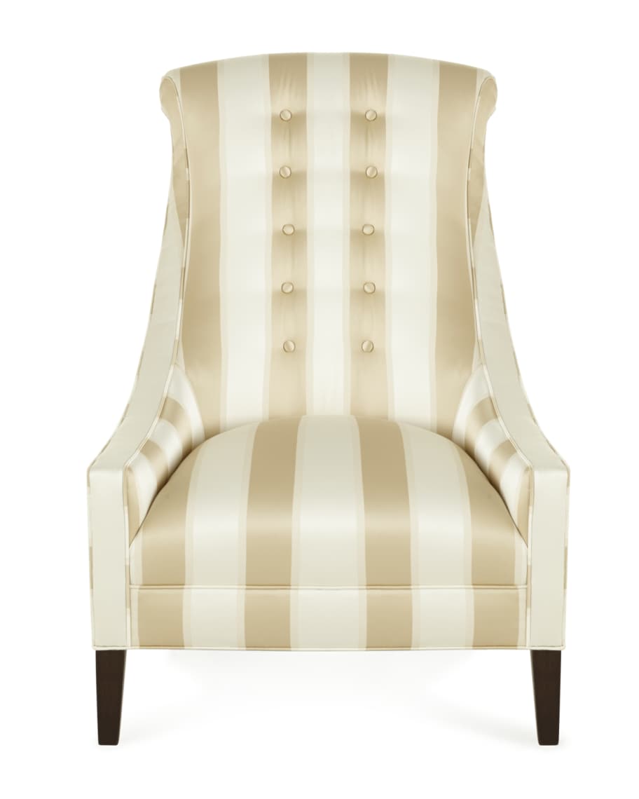 Image 3 of 3: Lindy Stripe Chair