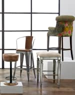 Image 2 of 5: Butler Specialty Co Sundance Leather Barstool