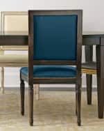 Image 2 of 3: Massoud Ingram Leather Dining Chair, B6