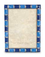 Image 1 of 3: Jay Strongwater Pierce Striped 5" x 7" Picture Frame