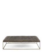 Image 3 of 3: Four Hands Leroy Leather Coffee Table
