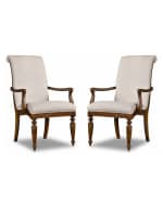 Image 1 of 5: Hooker Furniture Cecile Dining Arm Chair, Set of 2