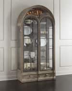 Image 1 of 4: Ciarrocchi Display Cabinet w/ Chandelier