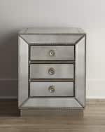 Image 2 of 4: Shilo Mirrored Side Table