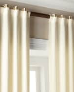 Image 1 of 2: Home Silks Each 52"W x 108"L Hudson Metallic-Band Curtain