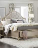 Image 1 of 3: Montane Tufted Queen Bed with Drawers