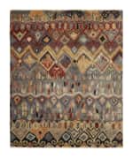 Image 2 of 2: Noam Earth Hand-Knotted Runner, 3' x 10"