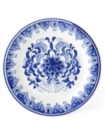 Image 1 of 2: Neiman Marcus Set of 12 Assorted Blue & White Dessert Plates