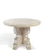Image 3 of 4: 42" Scrollwork Outdoor Dining Table