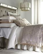 Image 4 of 5: Lili Alessandra Queen Jackie Jacquard Duvet Cover