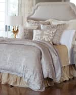 Image 2 of 5: Lili Alessandra Queen Jackie Jacquard Duvet Cover