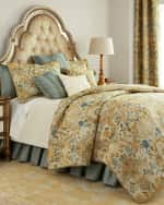 Image 2 of 2: Austin Horn Collection Manor King Three-Piece Comforter Set