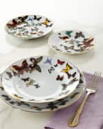 Image 3 of 3: Christian LaCroix X Vista Alegre Butterfly Parade Dinner Plate