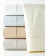 Image 3 of 6: Sferra King Marcus Collection 400 Thread-Count Striped Sheet Set