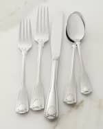 Image 1 of 2: Towle Silversmiths 45-Piece London Shell Flatware Service