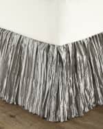 Image 1 of 2: Dian Austin Couture Home Queen Penthouse Suite Crushed Silk Dust Skirt