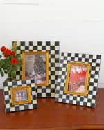 Image 1 of 2: MacKenzie-Childs Small Courtly Check Photo Frame