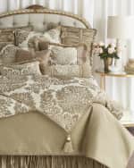 Image 2 of 4: Austin Horn Collection King Vienna Damask Comforter
