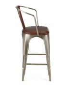 Image 5 of 5: Butler Specialty Co Sundance Leather Barstool
