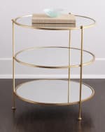 Image 1 of 2: Worlds Away Blythe Side Table